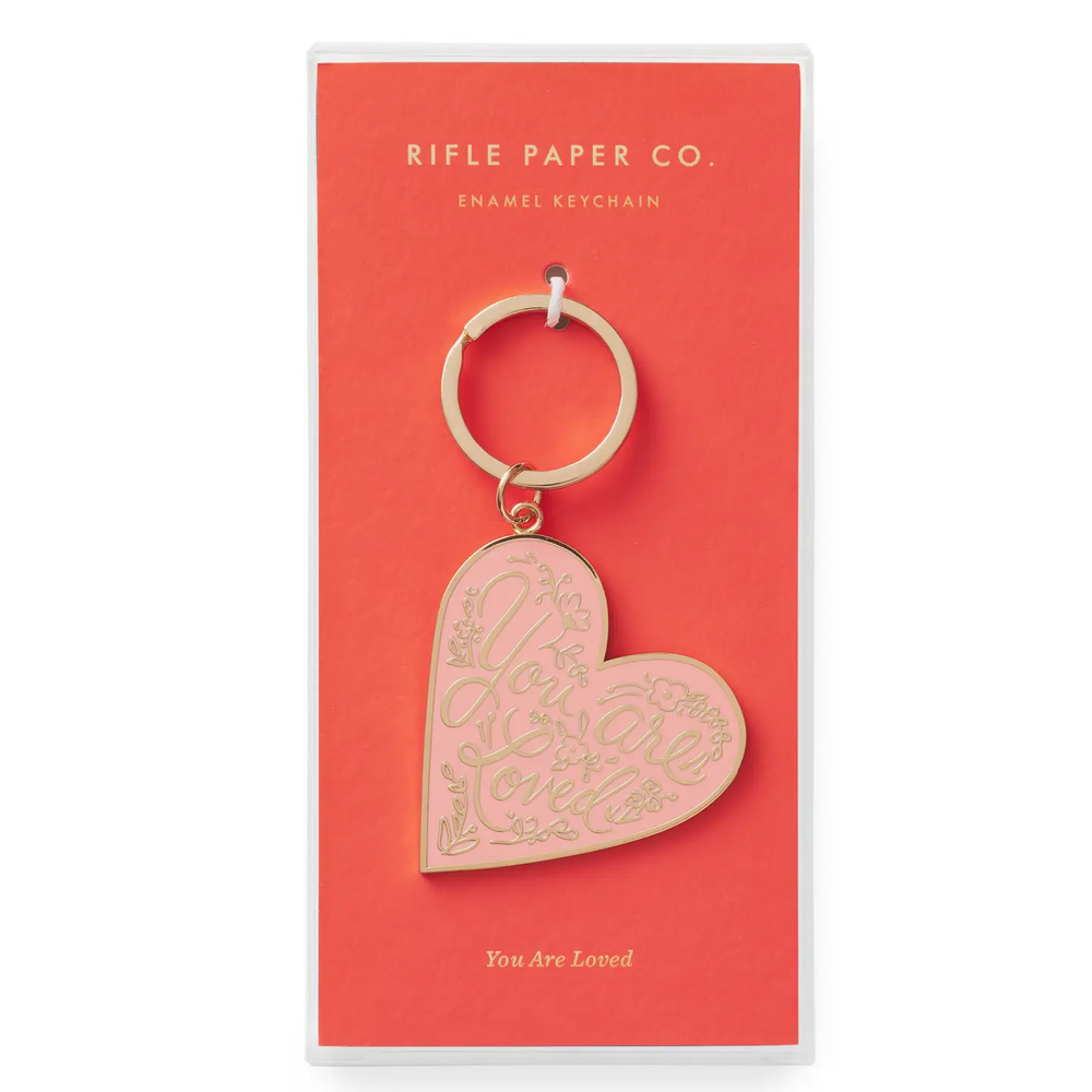 Rifle Paper You Are Loved Keychain