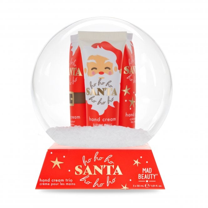 Santa Snow Globe Hand Cream Trio