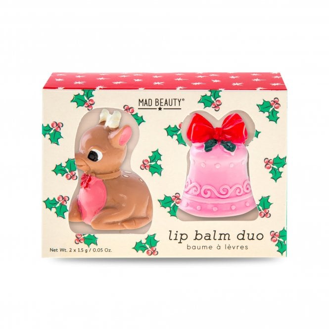 Retro Reindeer Lip Balm Duo