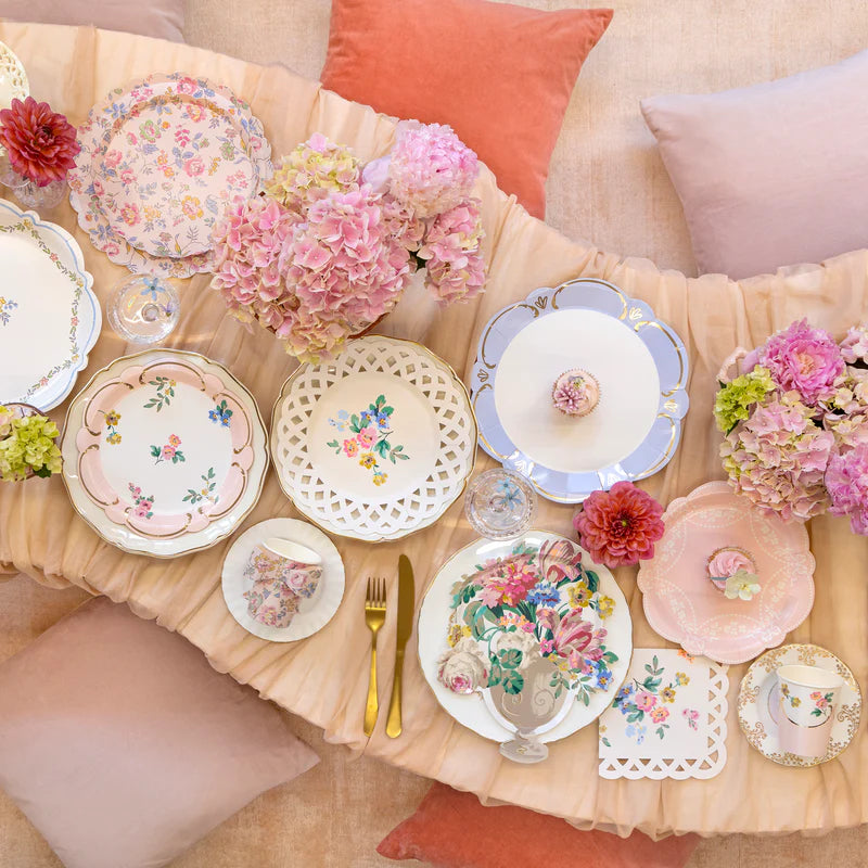 Rococo Pastel Dinner Plates