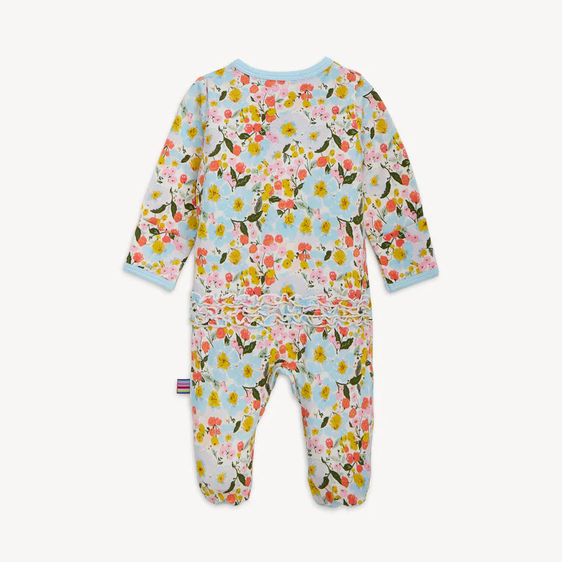 Seraphina Modal Magnetic Ruffle Footie 6-9M