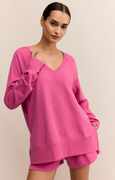 
                      
                        Z Supply V-Neck Weekender-Island Pink
                      
                    