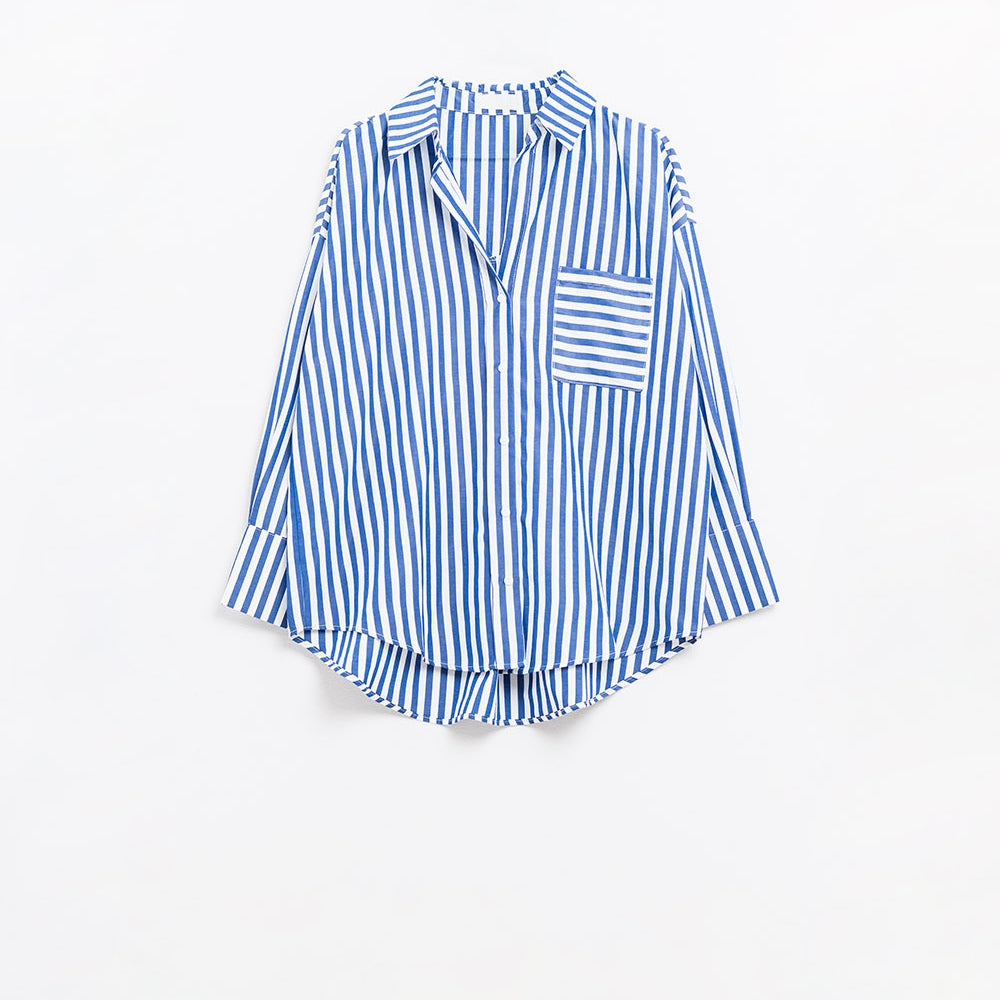 
                      
                        Boldly Blue Stripe Top
                      
                    