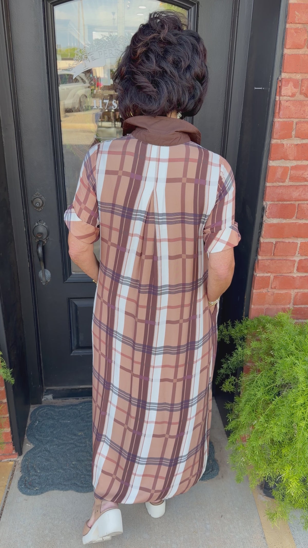 Plaid Fall Farrah Dress