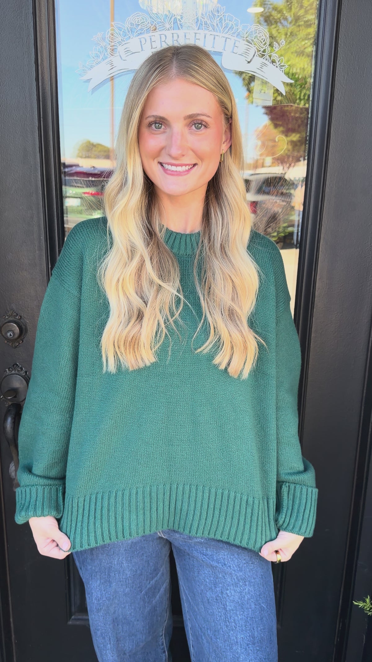 Z supply Cloud Spun Shaped Crew Sweater