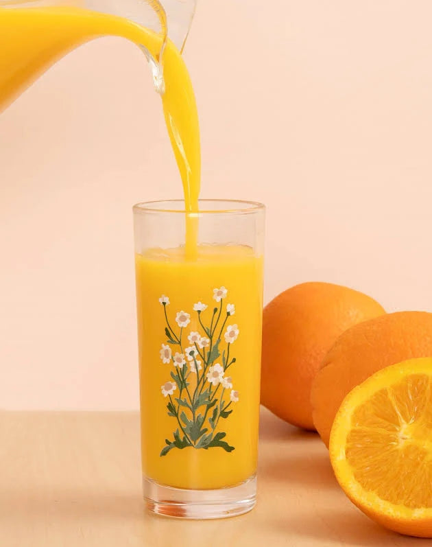 Montauk Daisy Tall Juice Glass