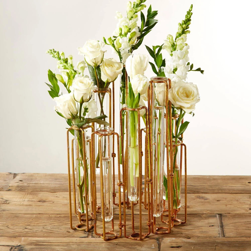 Gold Hinged Flower Vases(M&P)