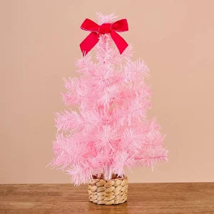 Mini Pink Artificial Christmas Trees