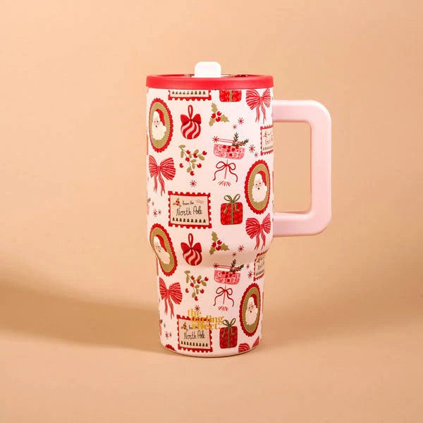 Mistletoe Magic Flip Straw Tumbler