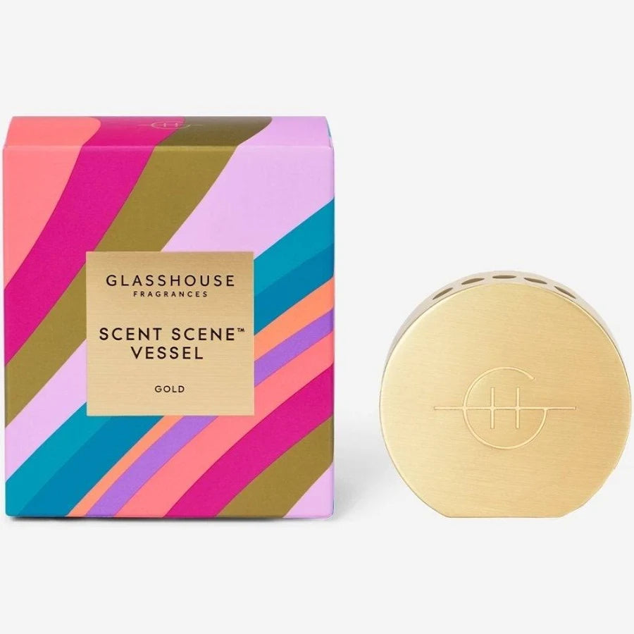 GlassHouse Scent Scene Gold Vessel