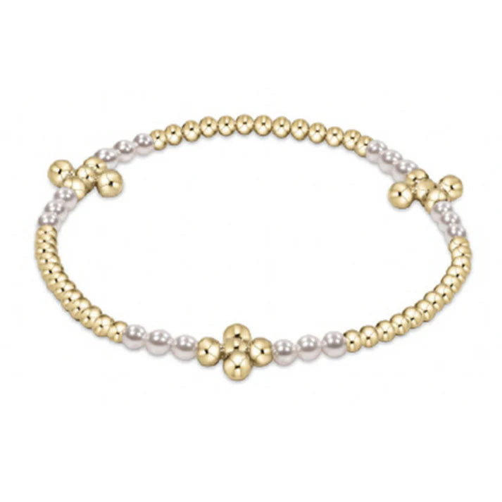 
                      
                        Sig. Cross Bliss gold /bead Bracelet
                      
                    