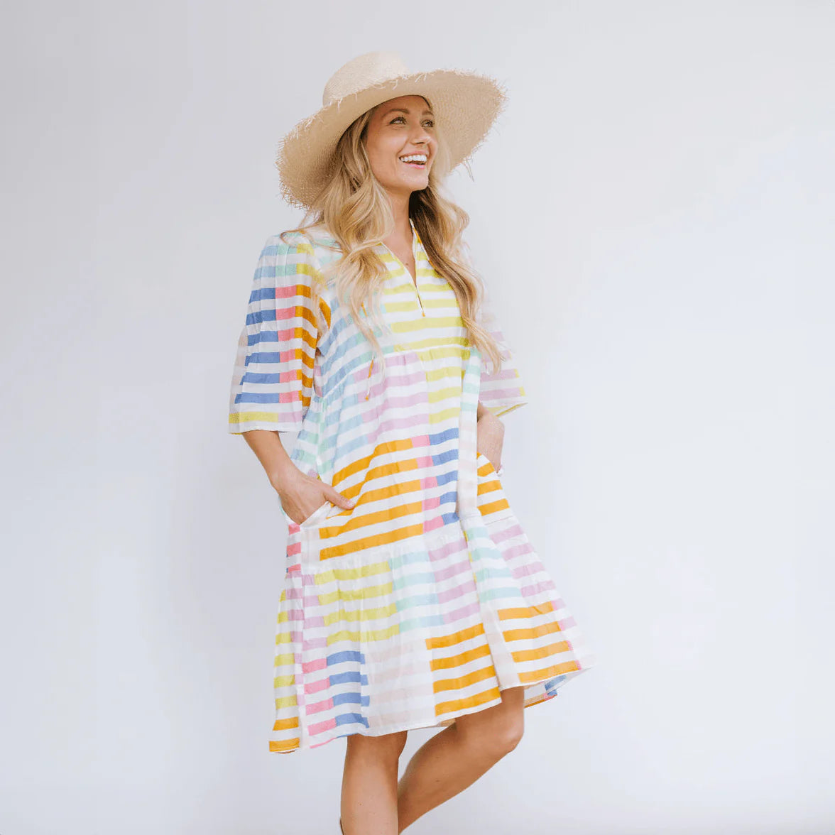 Sherbert Stripe Bondi Dress