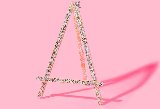 Confetti Easel -Pearl