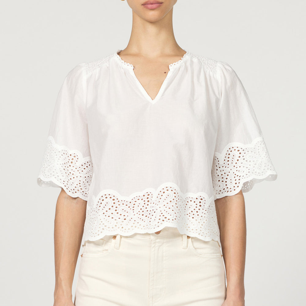 Dear John Clement Eyelet Top