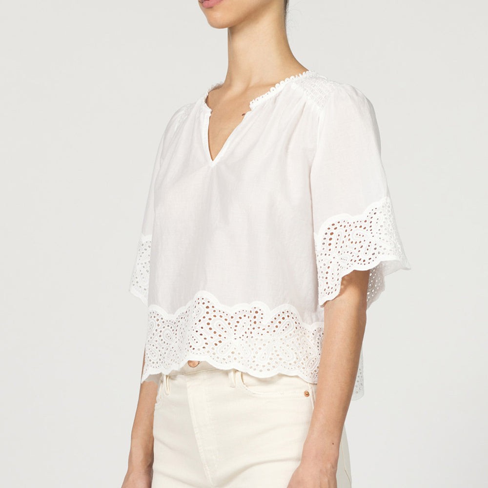 Dear John Clement Eyelet Top