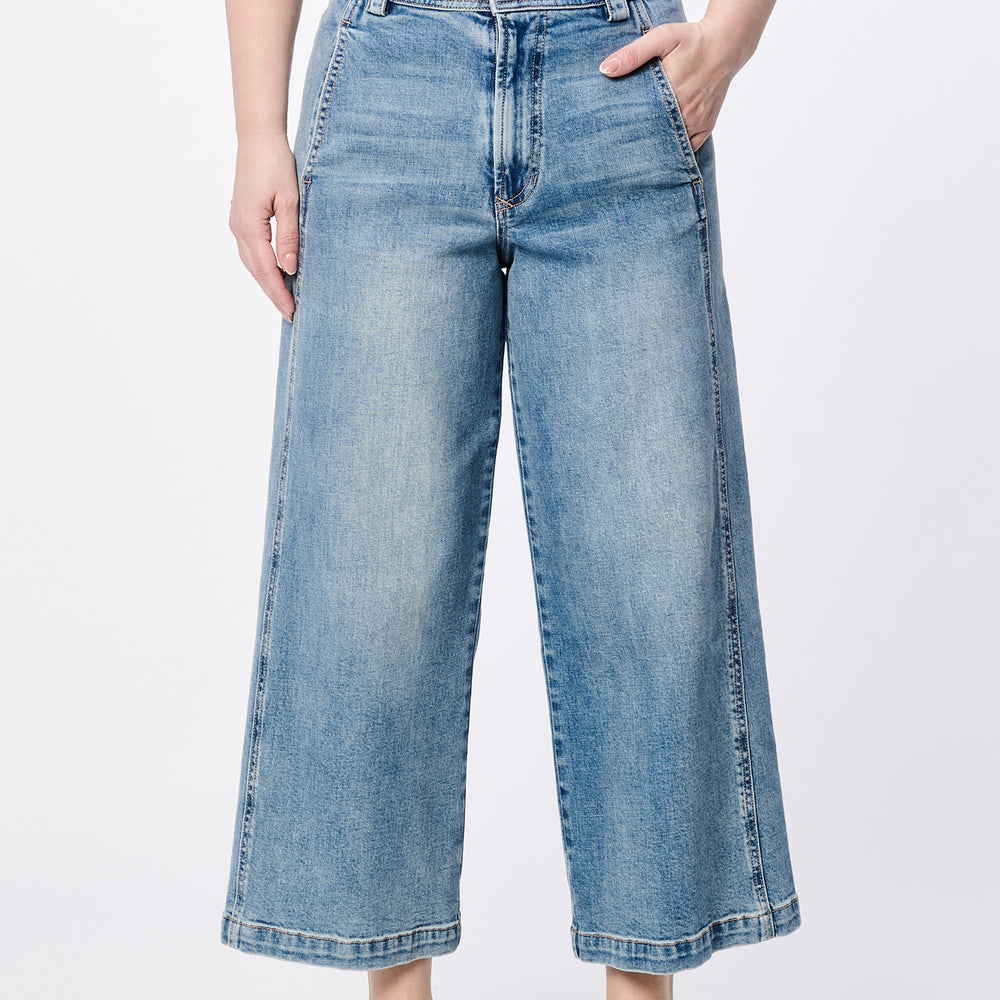 Dear John Audrey Crop Wide Leg-Surfwind
