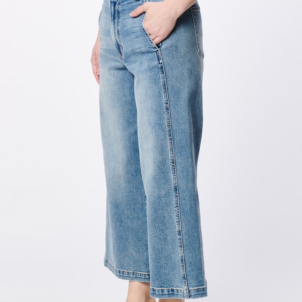 Dear John Audrey Crop Wide Leg-Surfwind