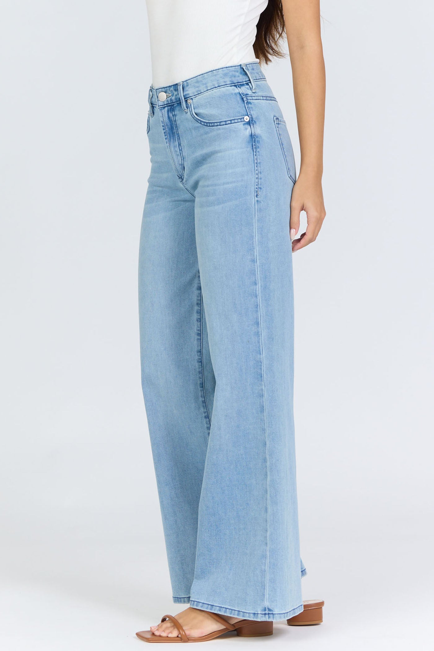 Dear John Fiona Wide Leg Jeans- Eclipse