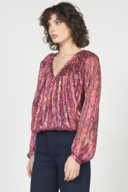 Piaf Pomegranate Top