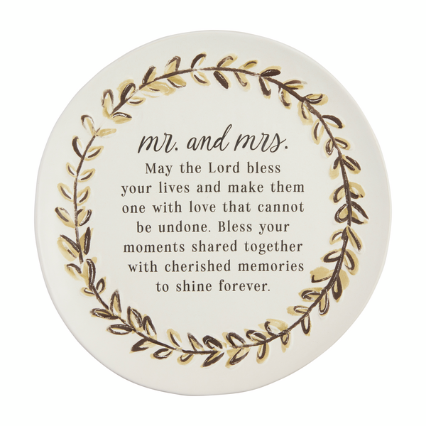 Mr. and Mrs. Bless Plate